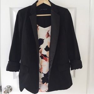 Zara Boyfriend Style Black Blazer